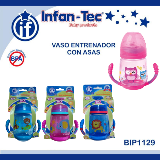 Vaso Entrenador Con Asas Capacidad 210 ml