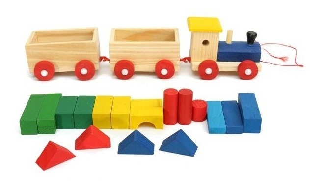 Trencito de Madera 34 cm