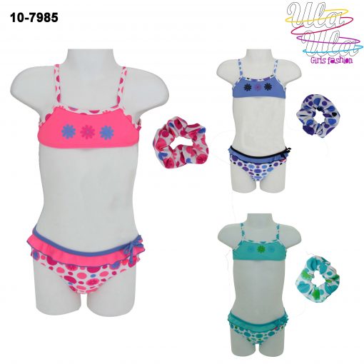 Bikini Lunares con Colita de Pelo