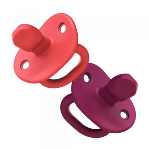 Set de 2 Chupetes Silicona Pink 2 etapas