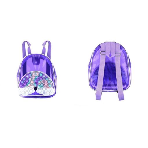 Mochila Pop It Violeta Arcoíris - Imagen 3