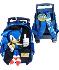 Mochila con Carro 3D Sonic 30 cm