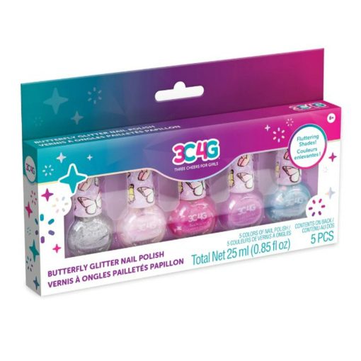 Set 5 Esmaltes de Uñas Mariposa - Imagen 3