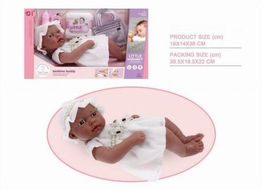 Bebe Newborn 38 cm con Accesorios y Cofia