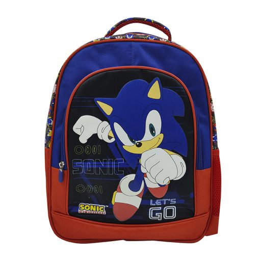 Mochila Infantil Sonic Jacquard Grande 40 x 30 cm - Imagen 3