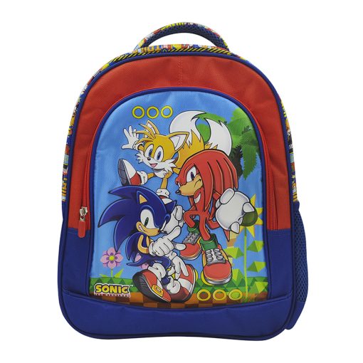 Mochila Infantil Sonic Jacquard Grande 40 x 30 cm