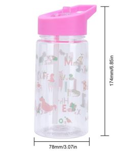 Termo Botella Agua Infantil 500 ml Rosa