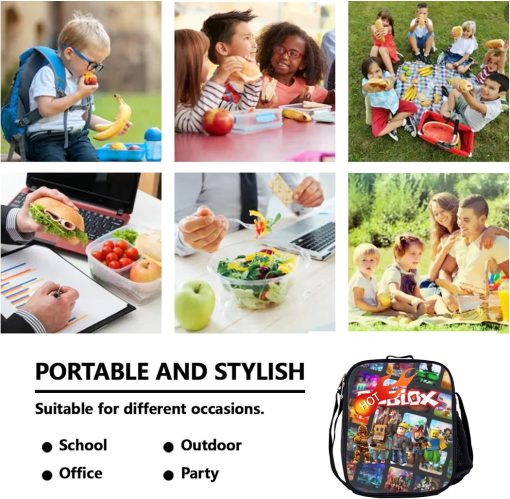 Mochila Roblox  mas cartuchera mas lunchera - Imagen 6