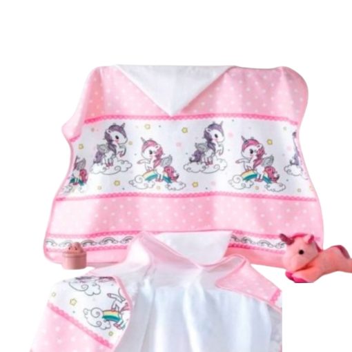 Toalla De Bebé Dohler Unicornio Capucha