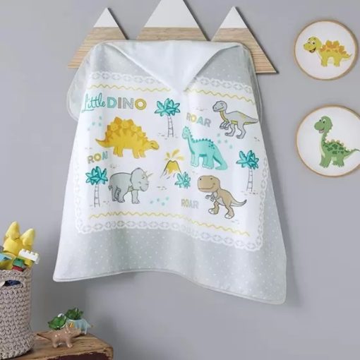 Toalla De Bebé Dohler Dinosaurio Capucha - Imagen 2