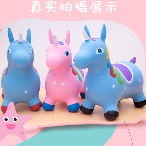 Unicornio Burrito Saltarín Celeste - Imagen 3