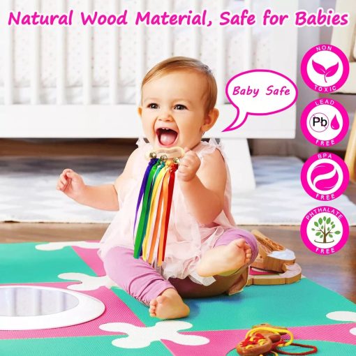 Cinta Sensorial Juguete Montessori Bebe - Imagen 3