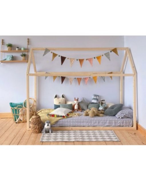 Cama Casita Montesori Madera