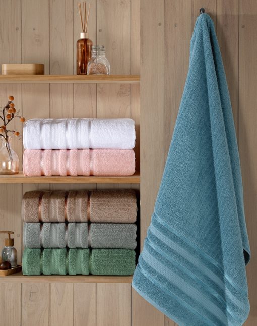 Toalla Baño 70 X 140 Color Blanco