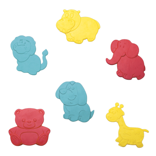Animalitos antideslizantes para bañera - 6 unidades