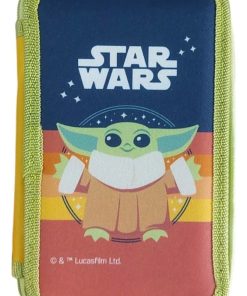 Cartuchera Disney 3 Pisos Baby Yoda con Cierre Escolar