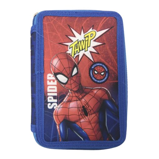 Cartuchera 3 Pisos Con Cierre Disney Escolar Spiderman