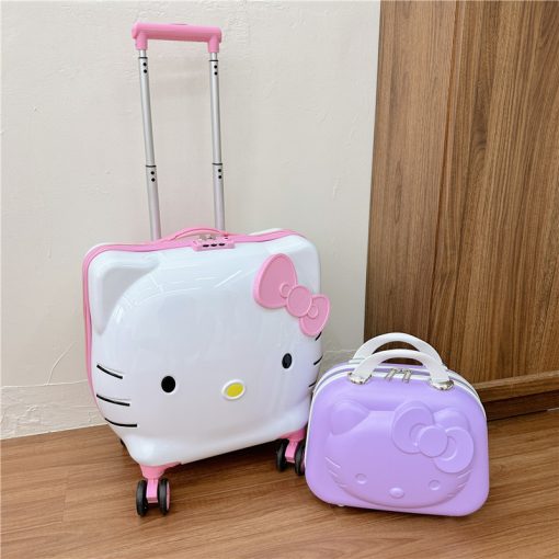 Set de Dos Valijas Infantiles Blanco - Imagen 3