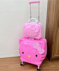 Set de Dos Valijas Infantiles Rosa
