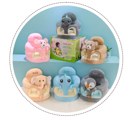 Sillon Bebe Infantil Elefante Gris - Imagen 3
