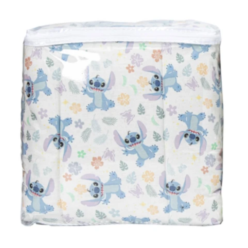 Acolchado Infantil 130 Hilos 1 Plaza 100% Algodón - Stitch - Imagen 3