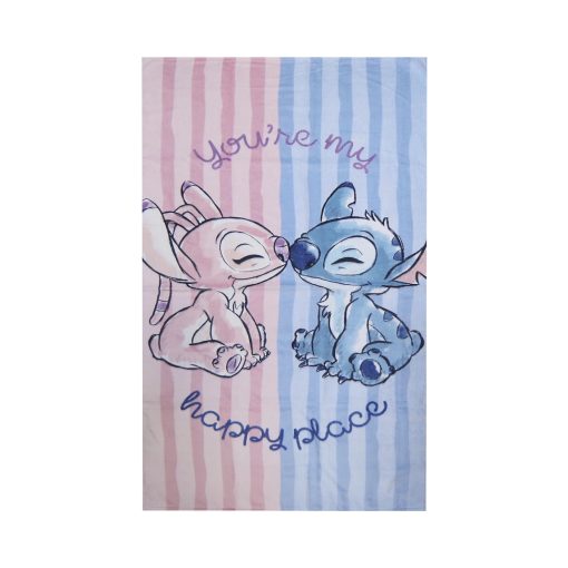 Toalla Infantil Playera Velour Stitch 70 x 130 cm 100% Algodón
