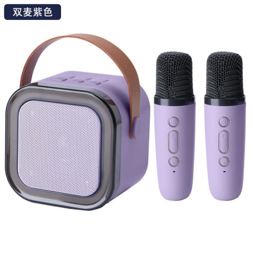 Set 2 Micrófonos y Parlante con Luces y Bluetooth - Imagen 4