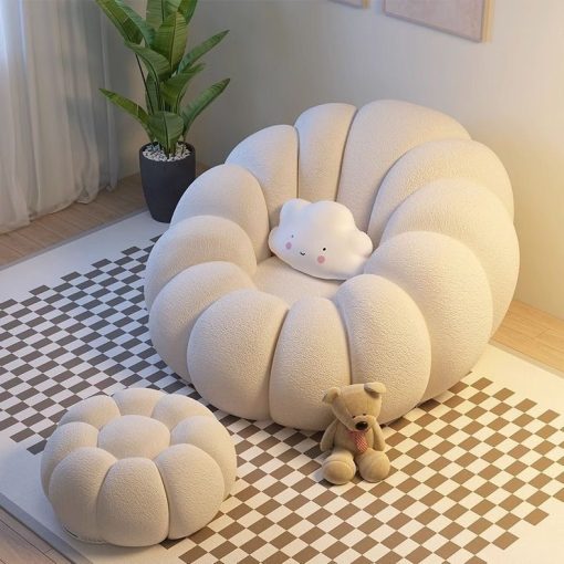 Puff  Sillon Linea Clara con Apoya Pies