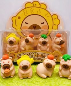 Set x 4 Gomas Capibara