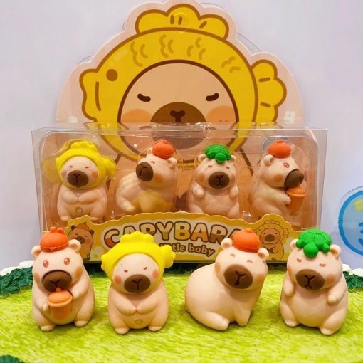 Set x 4 Gomas Capibara