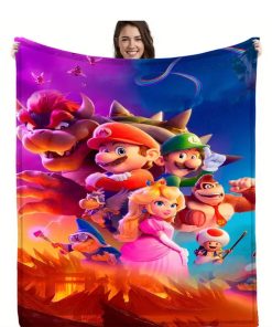 Frazada Manta Soft Super Mario 1 plaza