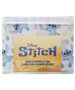 Juego Sábanas para Cuna 130 Hilos 100% Algodón - Stitch