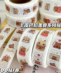 Stickers Capibara Rollo