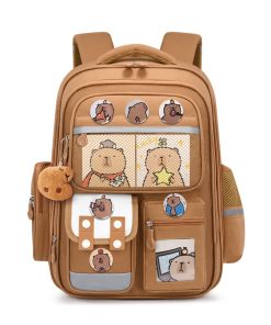 Mochila Capibara Impermeable Escolar