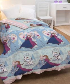 Colcha Infantil Frozen 1 Plaza 100% Microfibra