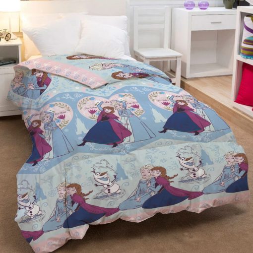 Colcha Infantil Frozen 1 Plaza 100% Microfibra
