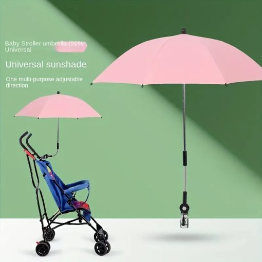 Sombrilla para coche universal con Filtro Uv color Rosa 360 - Imagen 3