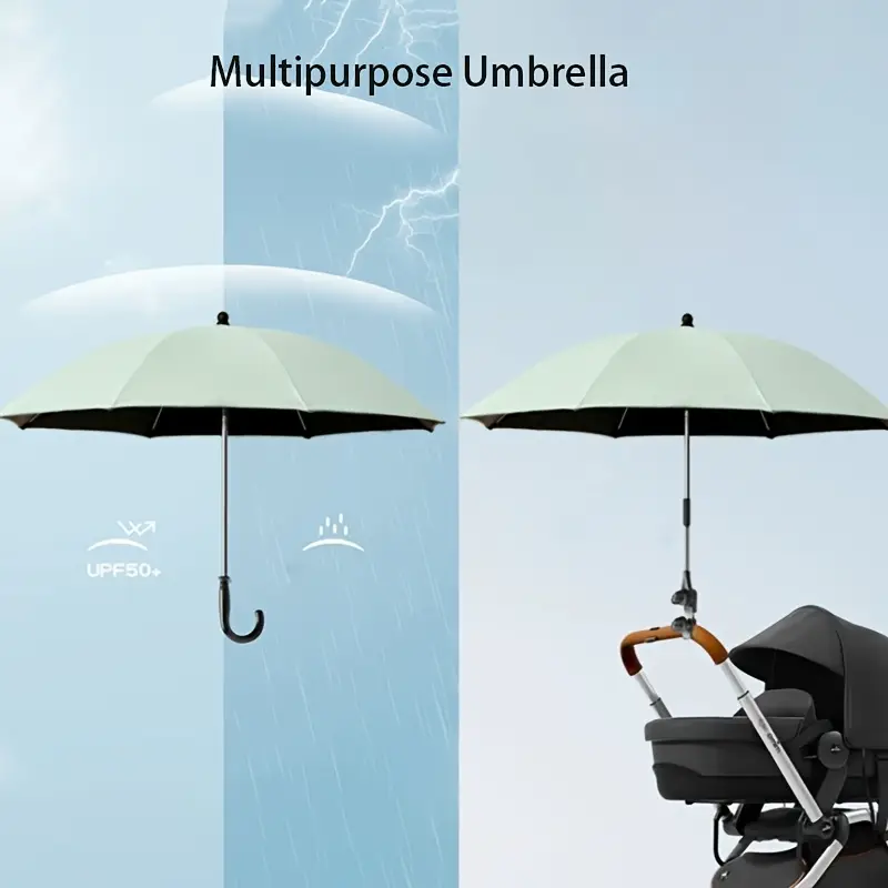 Sombrilla para coche universal con Filtro Uv color verde Agua 360 - Imagen 2