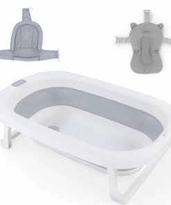 Bañera Plegable con almohadon y reductor GRIS Bebesit