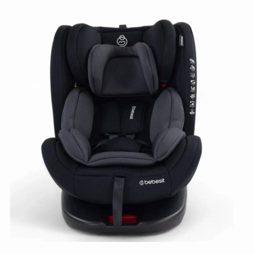 Bebesit Saturn 360 0 a 36 kg Isofix GRIS