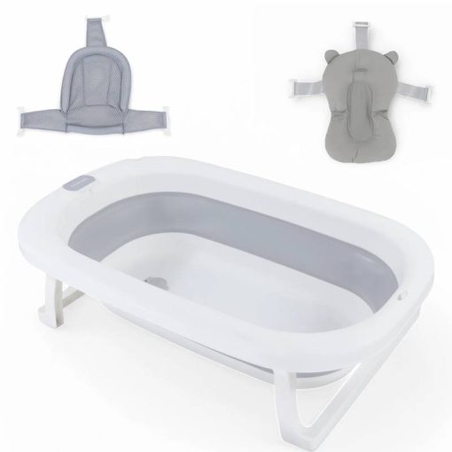 Bañera Plegable con almohadon y reductor GRIS Bebesit