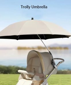 Sombrilla para coche universal con Filtro Uv color beige 360