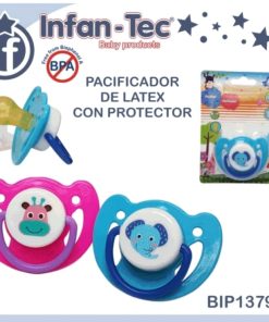 Chupete para bebé tetina latex redonda