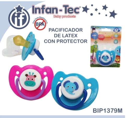Chupete para bebé tetina latex redonda