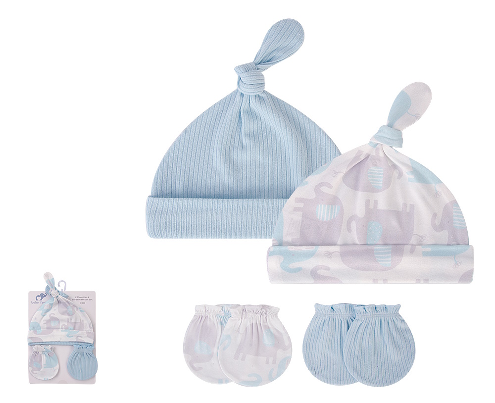 Set 2 gorritos + 2 pares de mitones