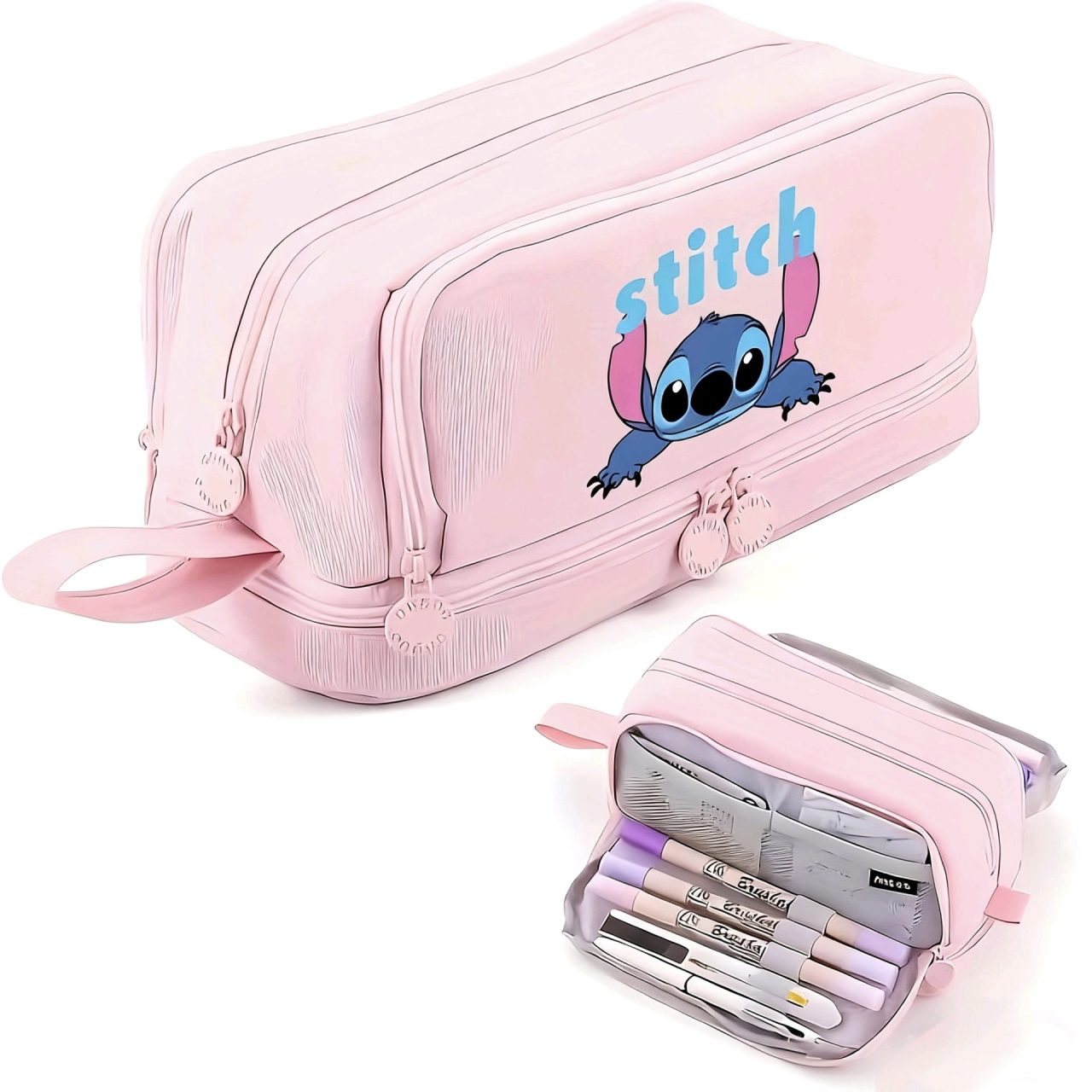 Cartuchera Stitch Doble