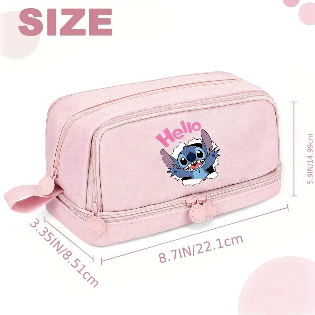 Cartuchera Stitch Doble - Imagen 2