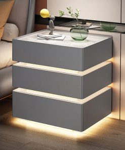 Mesa de Luz con Luces Led Linea Eduarda