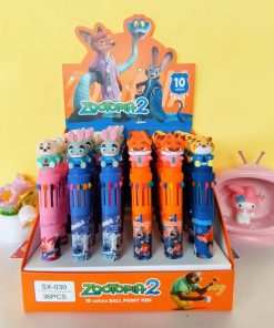 Alternative view of Lapicera 10 colores Zootopia