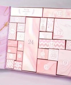 Calendario de Adviento 24 dias Cajas para rellenar Rosa